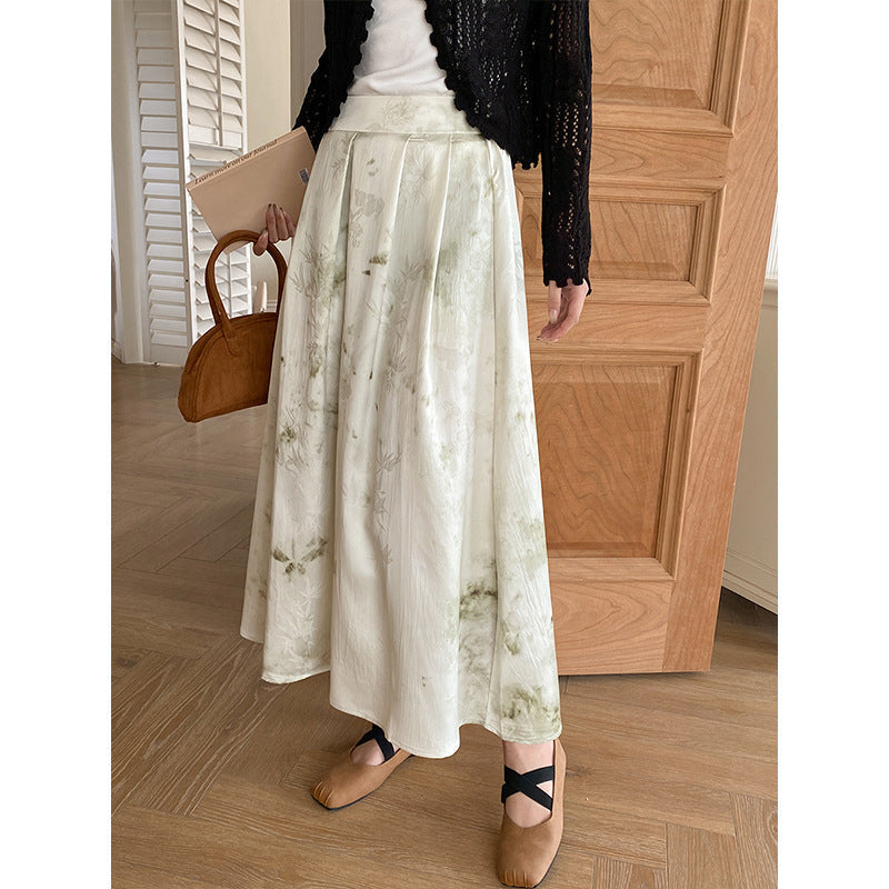 Damen Maxirock Florales Muster Eveloria - Eveloria