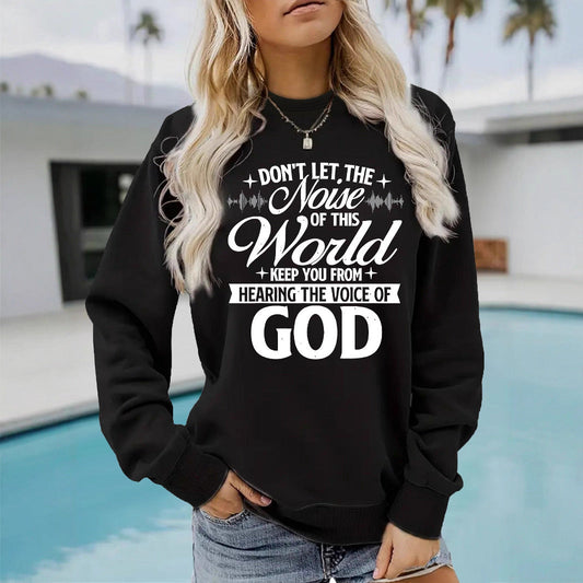 Damen Sweatshirt Bequem Mit Aufdruck Grau - Eveloria