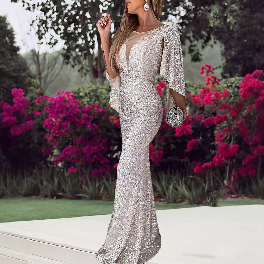 Damen Abendkleid Eveloria Glitter - Eveloria