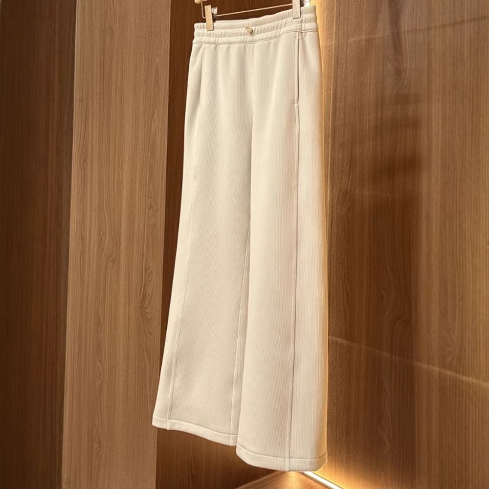 Damen Loungehose Elastisch Weit Bequem