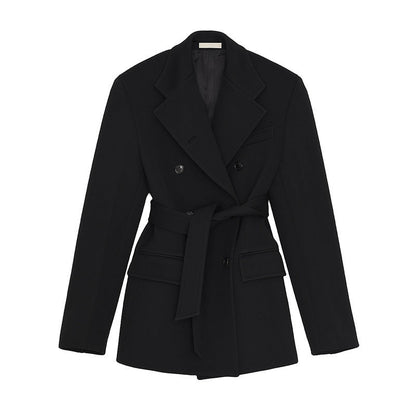 Damen Blazer Tailliert Doppelknopf Eveloria