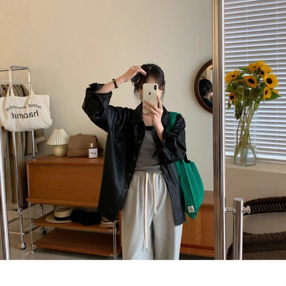 Damen Oversized Jacke mit Taschen Eveloria