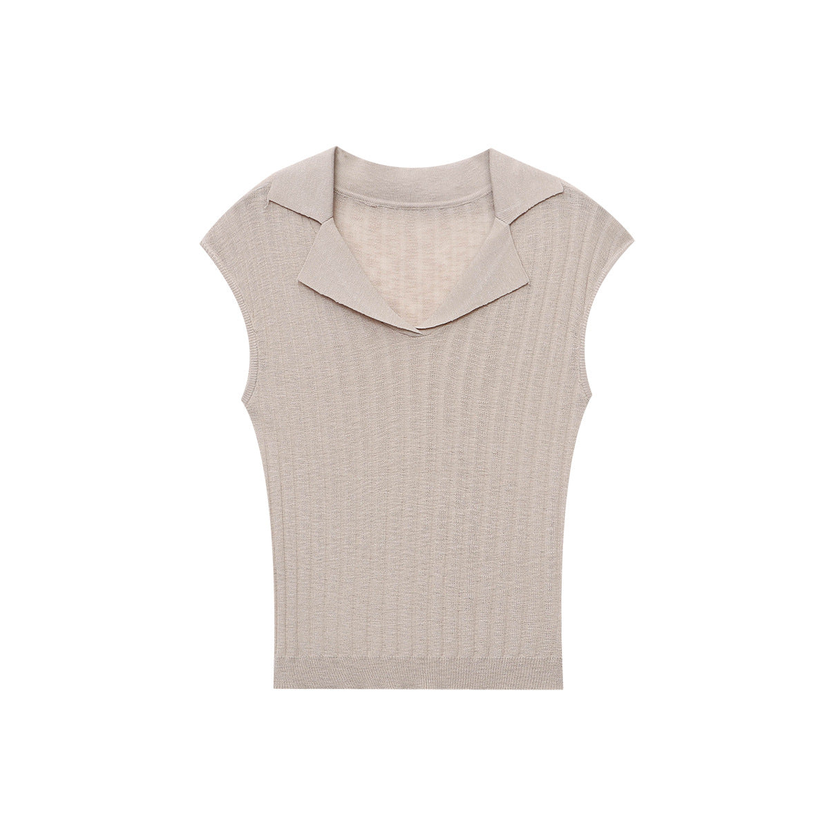 Damen Strickoberteil V-Ausschnitt Figurbetont Elegantes Design