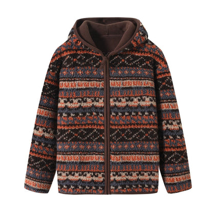 Damen Fleecejacke Muster Eveloria