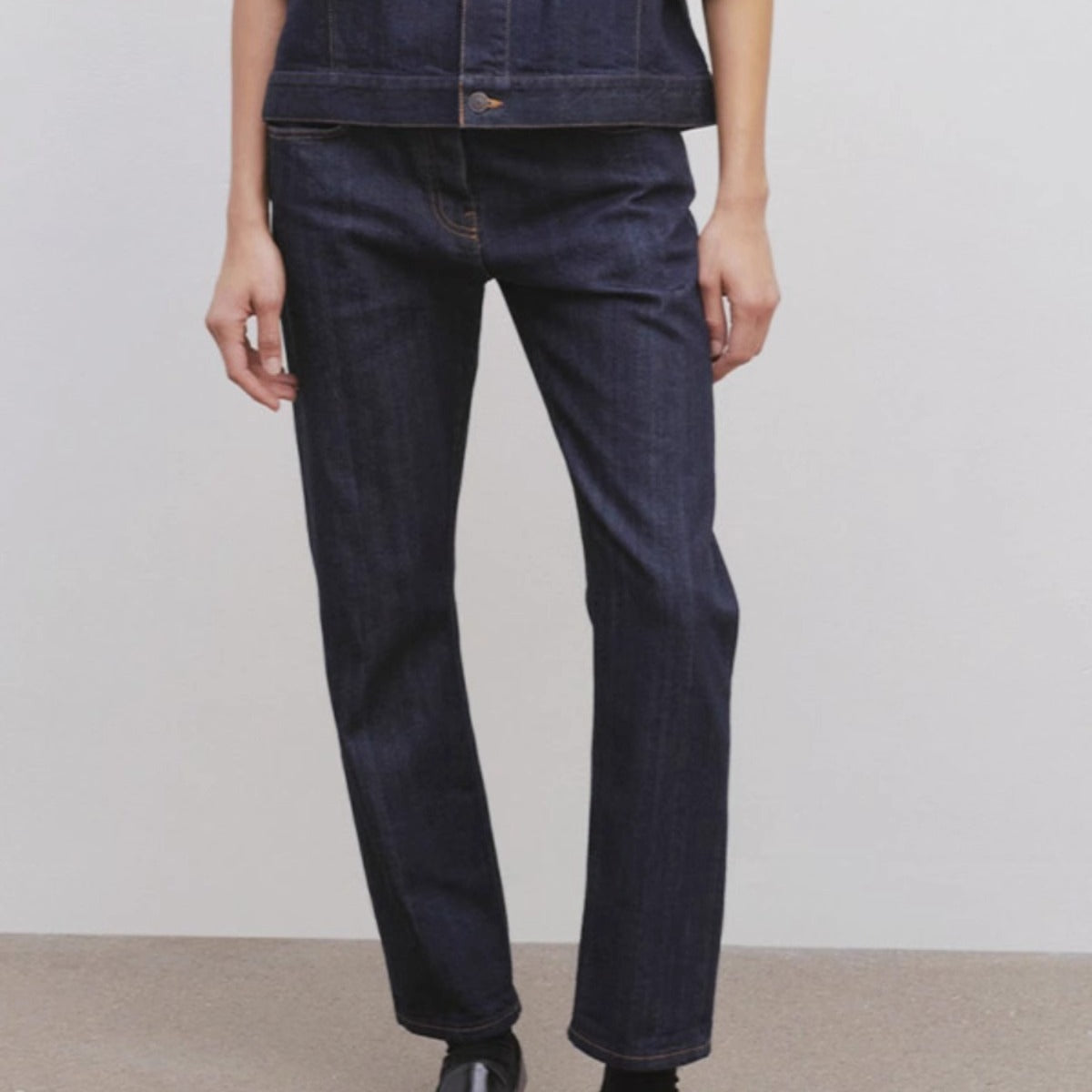 Damen Gerade Geschnittene Jeans Hochwerder Eveloria - Eveloria