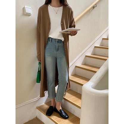 Damen Longsleeve Oberteil Lässig Eveloria