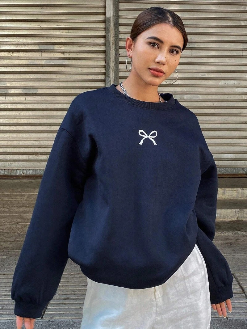 Damen Sweatshirt mit Schleifenmotiv Soft Eveloria