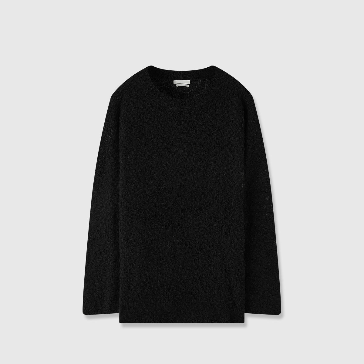 Damen Strickpullover Weich Veloursstoff Übergröße Beige