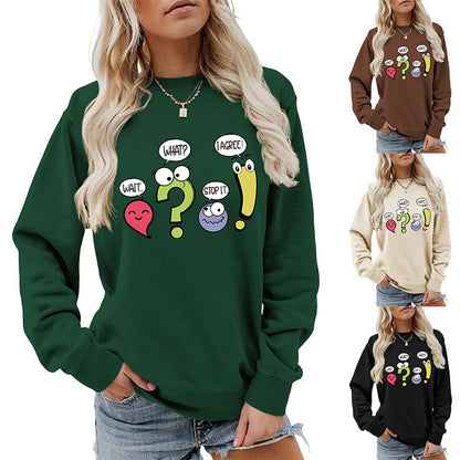 Damen Pullover Lässig Humorvolles Motiv Grau - Eveloria