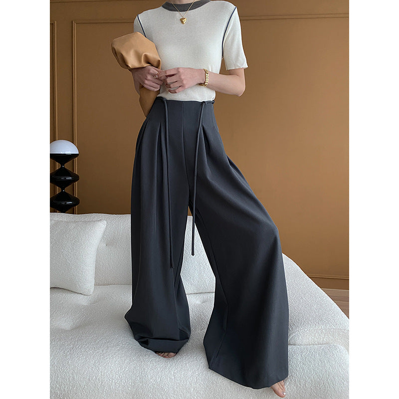 Damen High-Waist Palazzo-Hose Elegantes Design