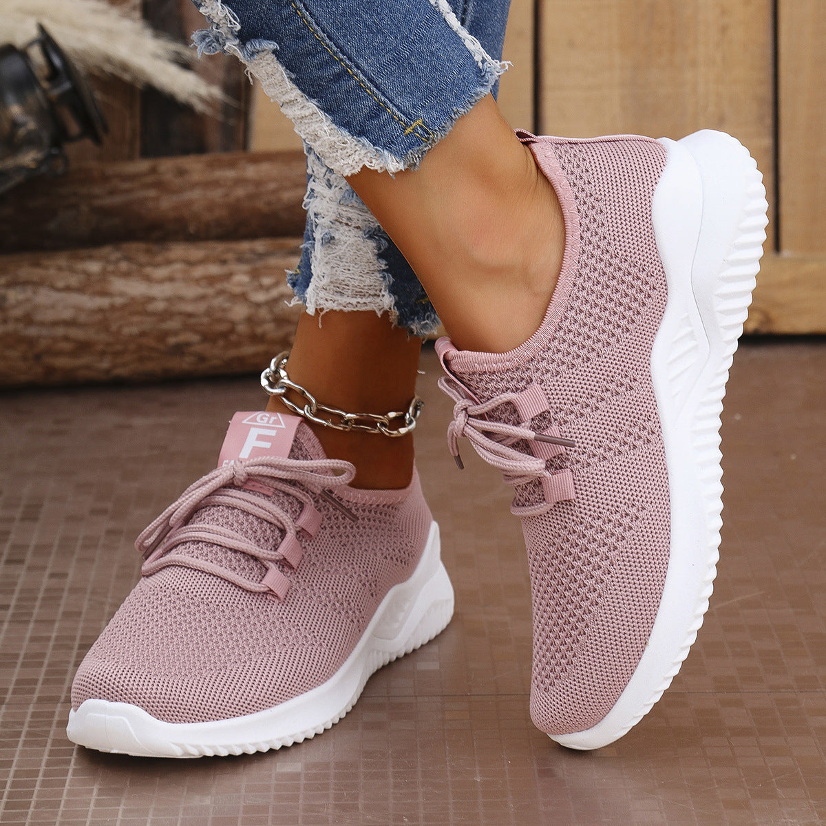 Damen Sneaker Atmungsaktives Mesh Modernes Design Eveloria