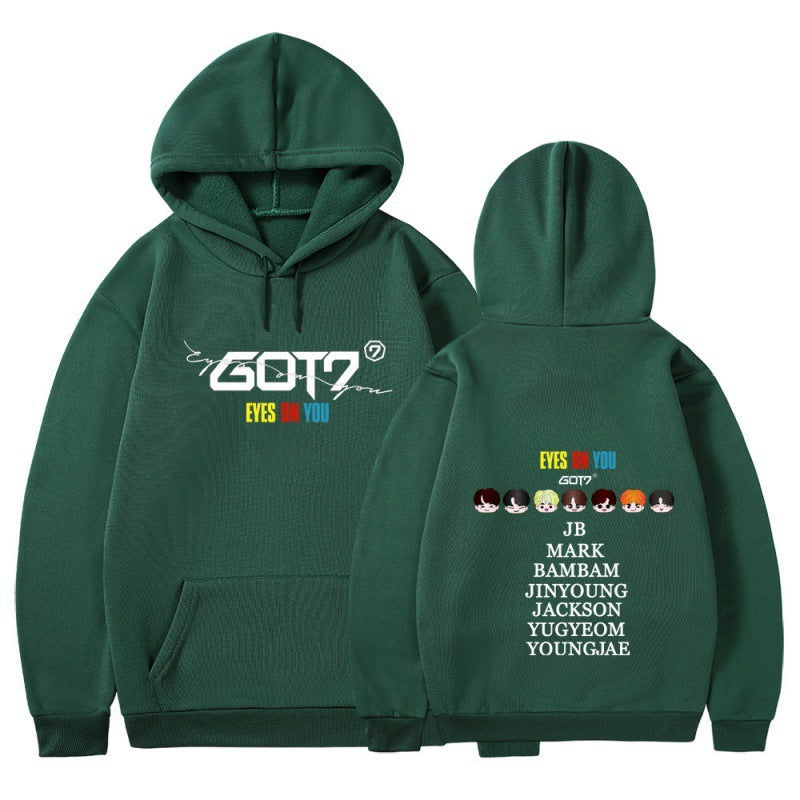 Damen Kapuzensweater GOT7 Design Bequem