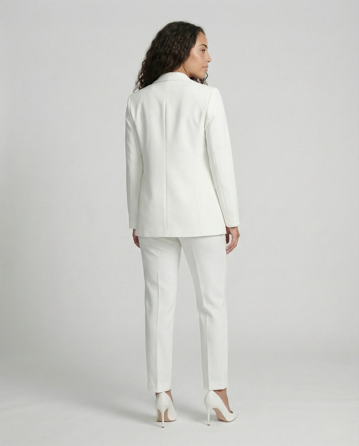 Eveloria Damen 3-Teiliges Businessset Blazer Oberteil Hose