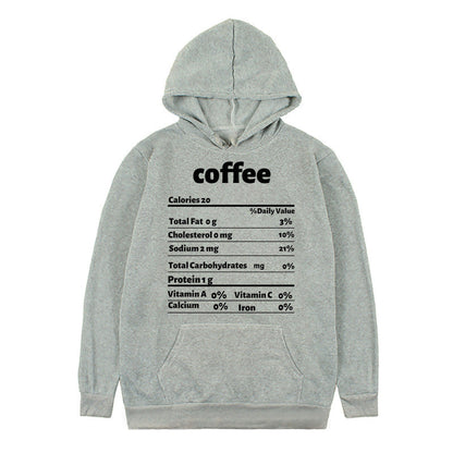 Damen Kapuzenpullover mit Nährwertdesign Eveloria