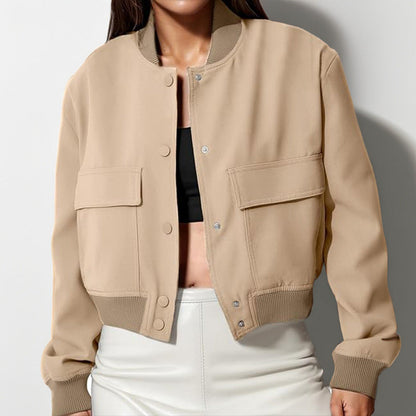 Damen Bomberjacke mit Kunstdruck Eveloria