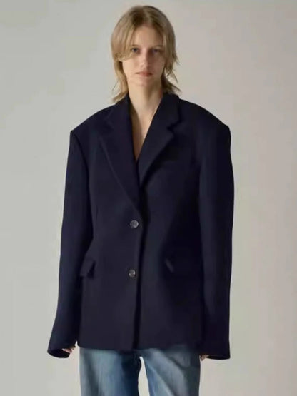 Damen Oversize Blazer mit Innenjacke Eveloria
