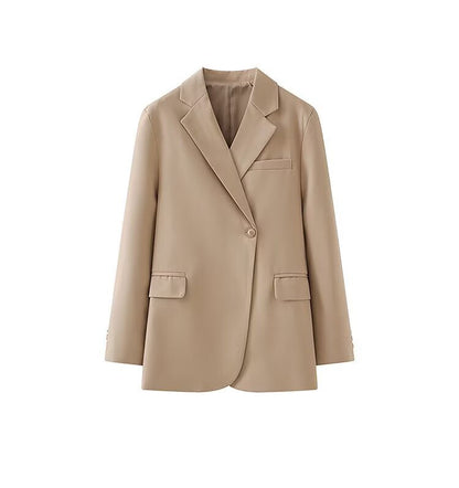 Damen Blazerjacke Moderner Schnitt Praktische Taschen Eveloria