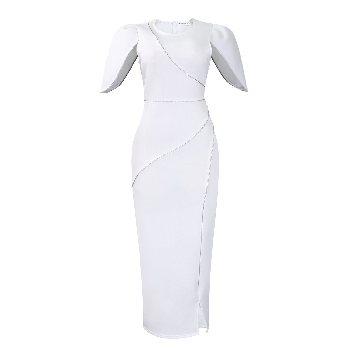 Damen Maxikleid Elegant Schnitt Modisch Eveloria