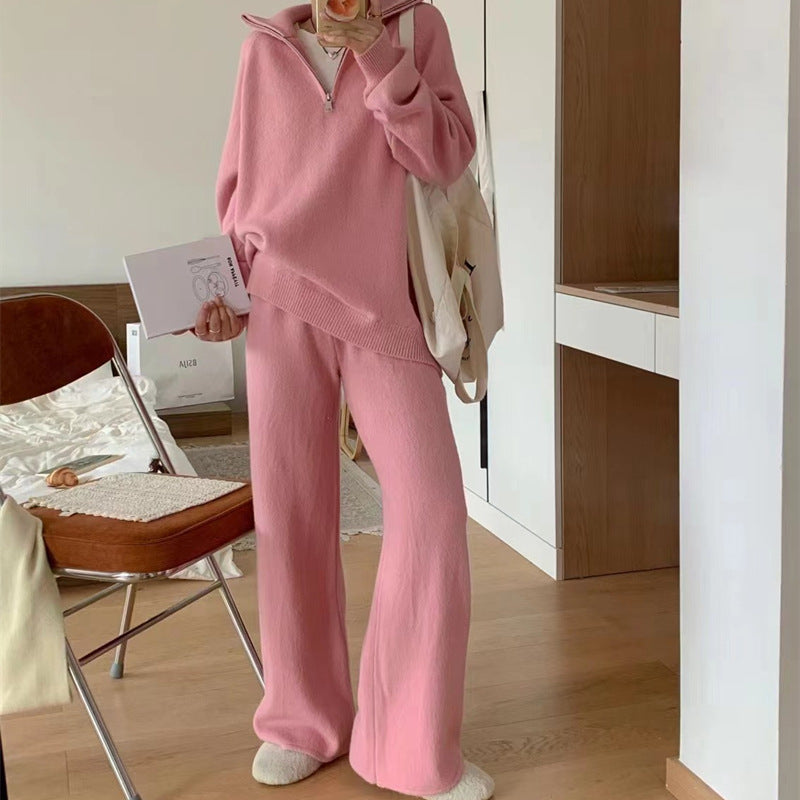 Damen Hoodie Stehkragen Reißverschluss Eveloria
