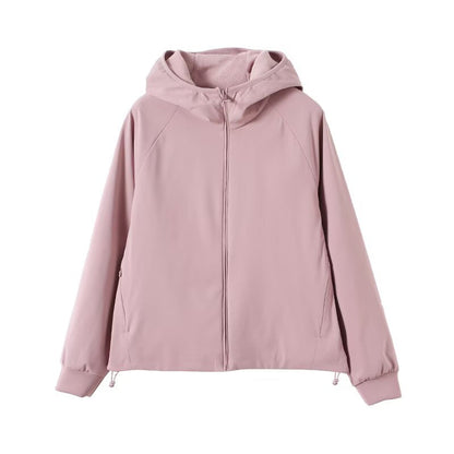 Damen Fleecejacke mit Kapuze Eveloria