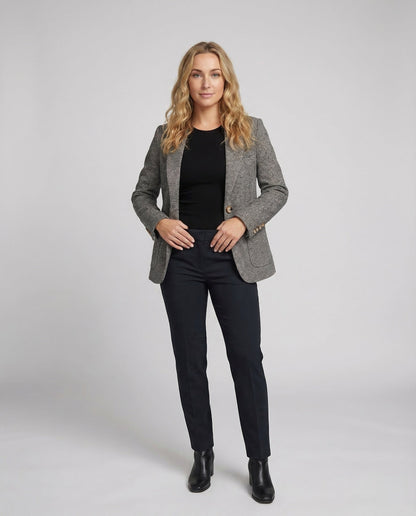 Damen Eleganter Langärmeliger Blazer