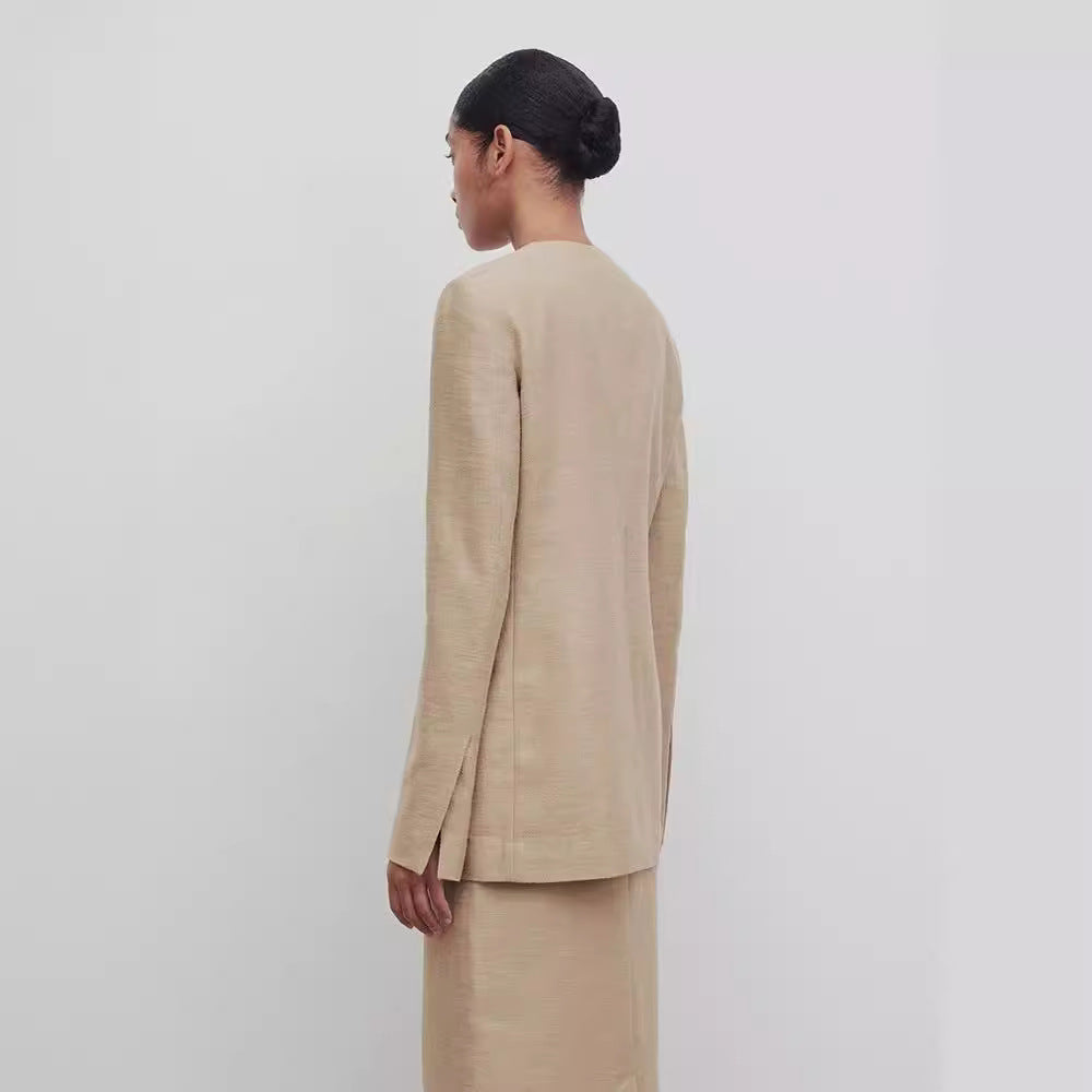Damen Blazer Eveloria Elegantes Design Strukturiert
