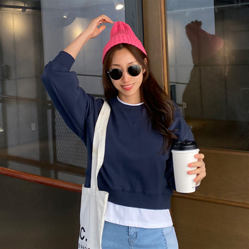 Damen Sweatshirt Lässiger Schnitt Eveloria