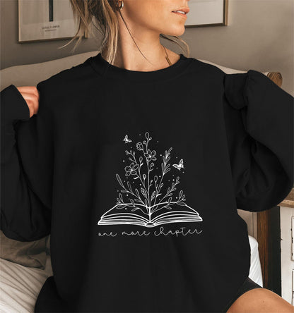Damen Sweatshirt Blumendesign Aufdruck Eveloria