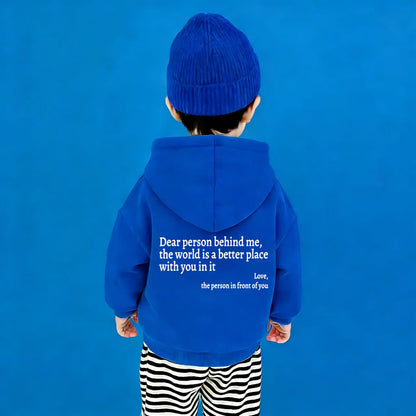 Damen Kapuzenpullover Lässig Motivierender Schriftzug Grau