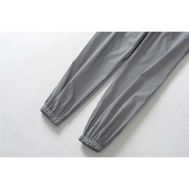 Damen Funktionshose Elastischer Bund Versteckte Taschen Eveloria