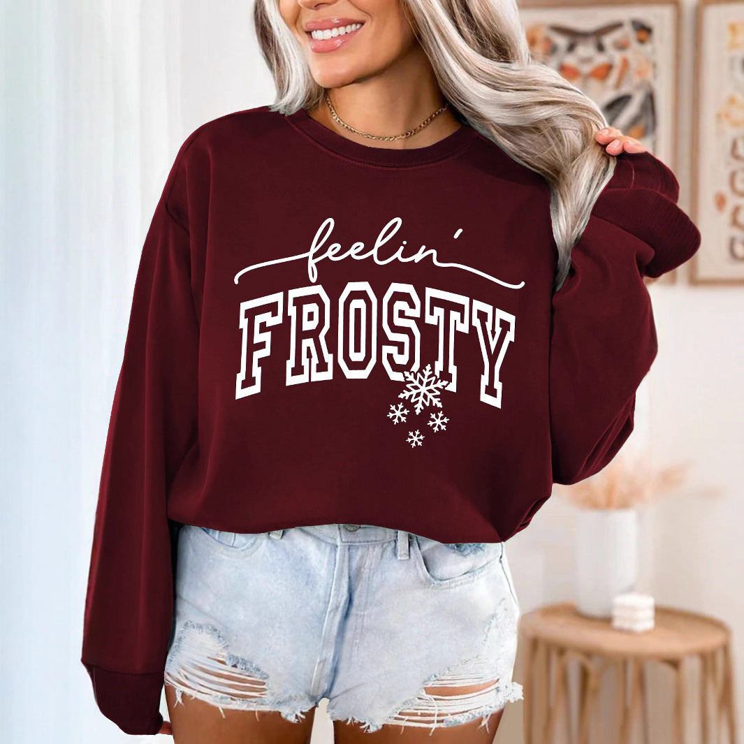 Damen Sweatshirt Grafik Aufdruck Eveloria
