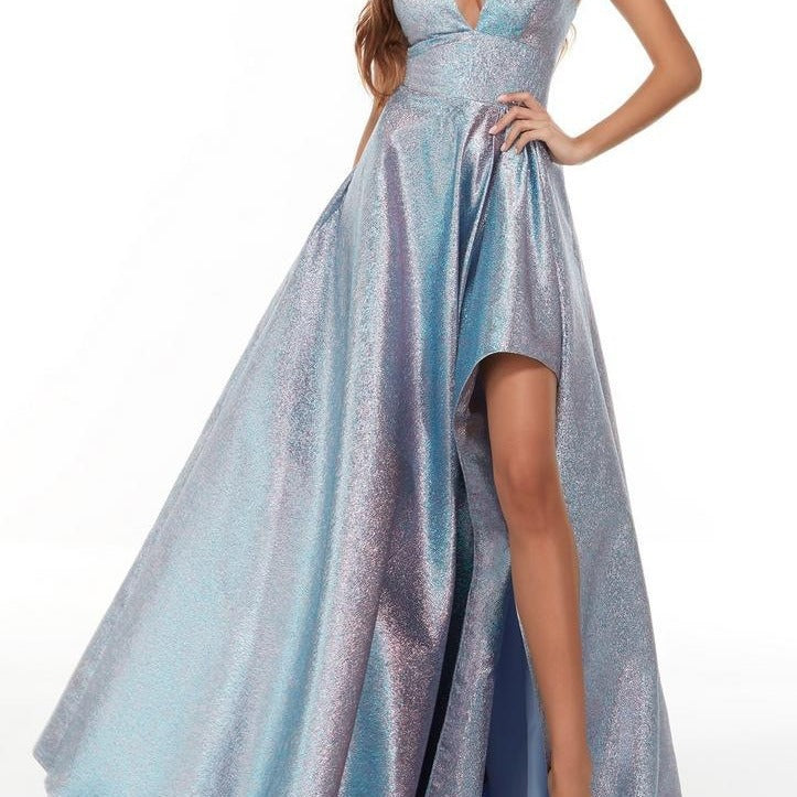 Damen Abendkleid mit Seitenschlitz Eveloria