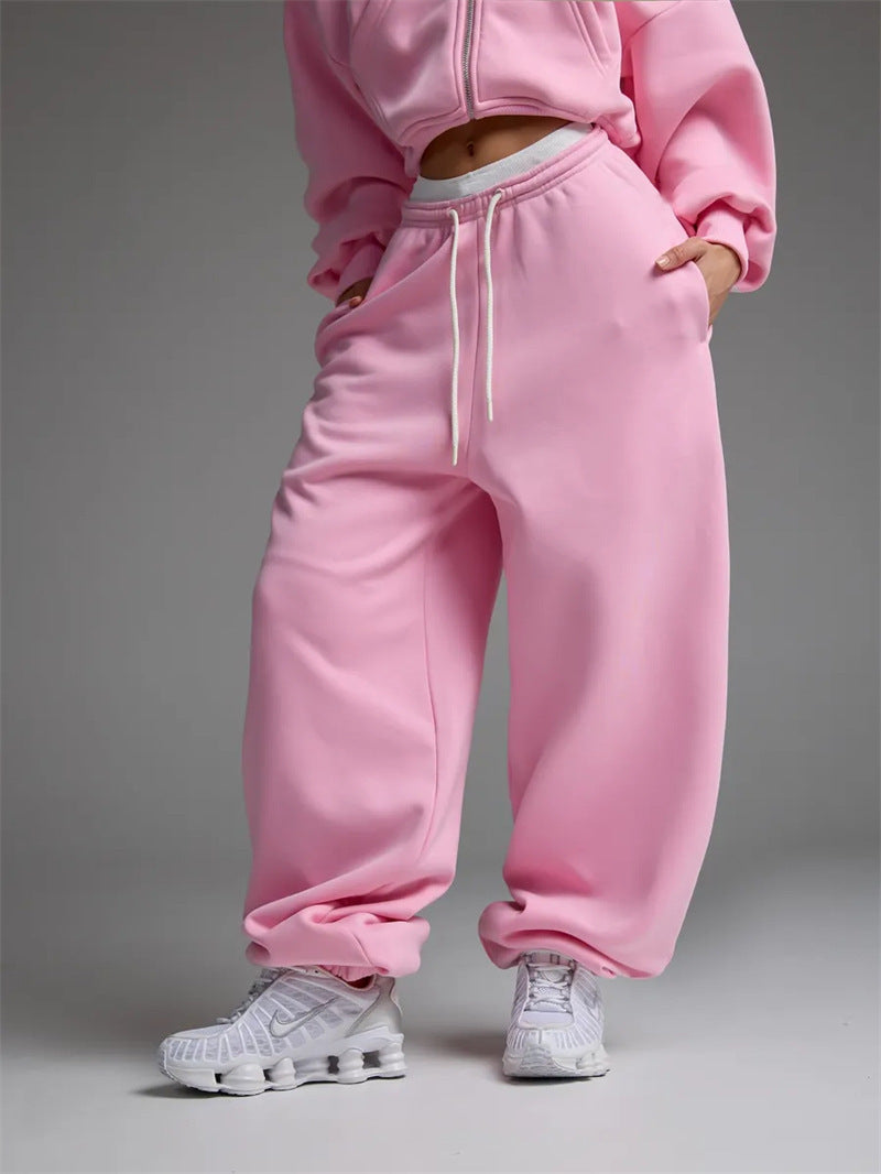 Damen Jogginghose Weite Passform Bequem Eveloria