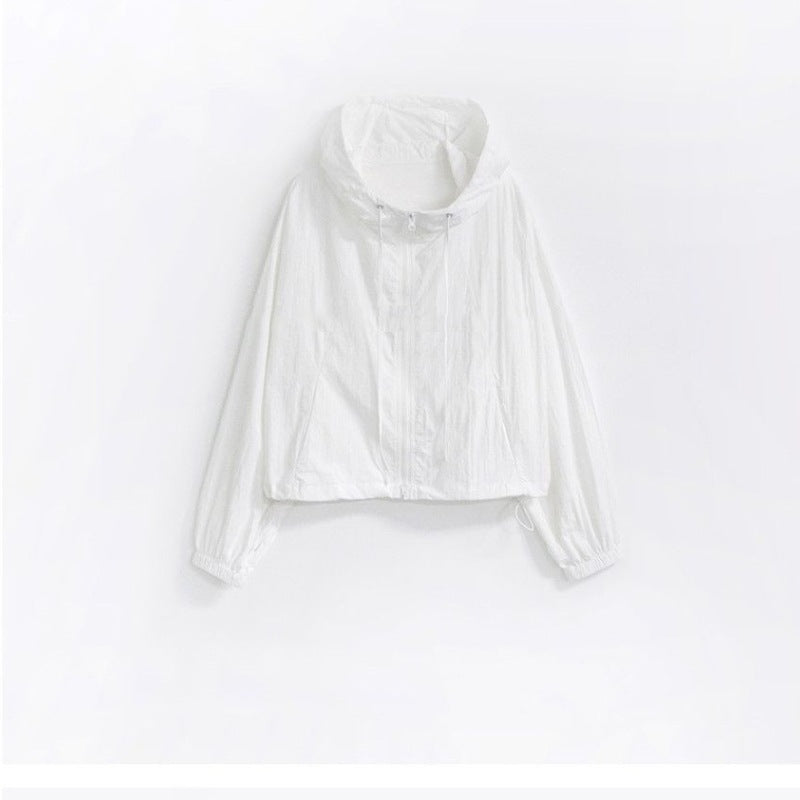 Damen Sportjacke Cropped mit Kordelzug Eveloria