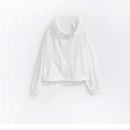 Damen Sportjacke Cropped mit Kordelzug Eveloria