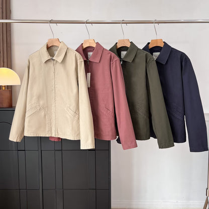 Damen Übergangsjacke Lässig Praktische Taschen Beige
