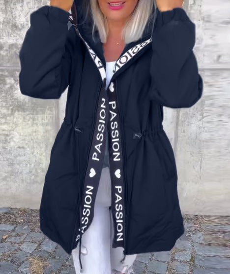 Damen Utility-Jacke mit Bindegurt Eveloria