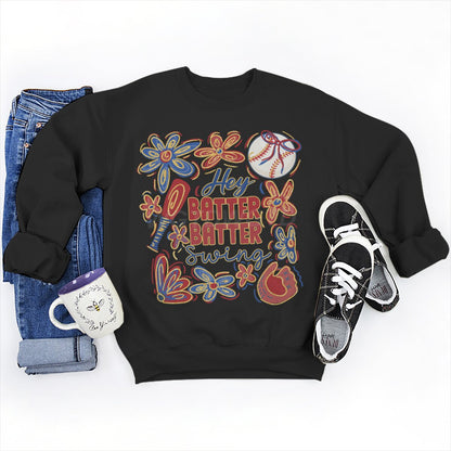 Damen Sweatshirt Baseball-Motiv Lässiger Schnitt Grau Eveloria