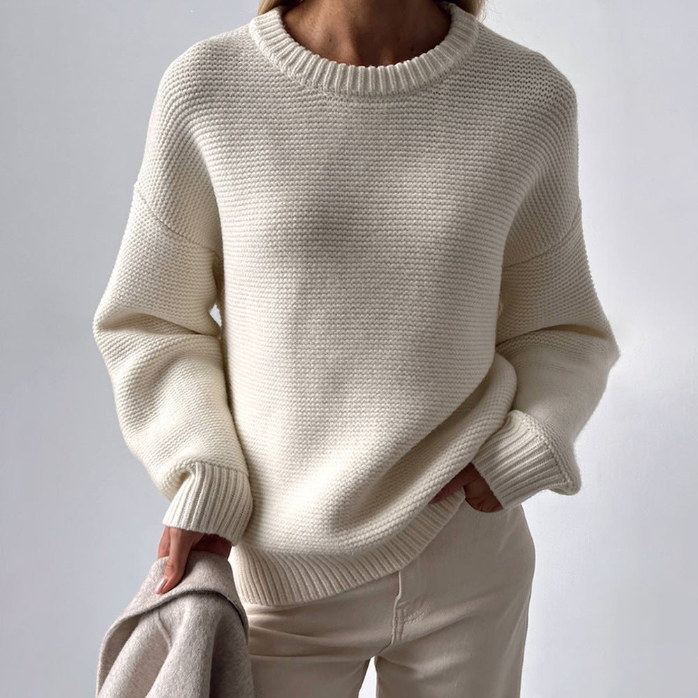 Damen Strickpullover Eveloria Merino Wolle