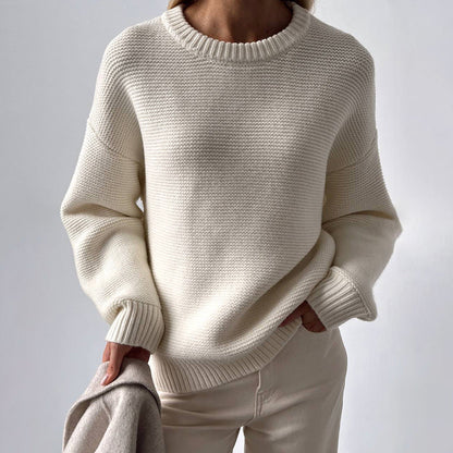 Damen Strickpullover Eveloria Merino Wolle