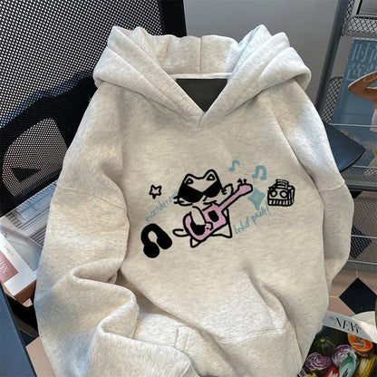 Damen Kapuzenpullover Tierdesign Eveloria