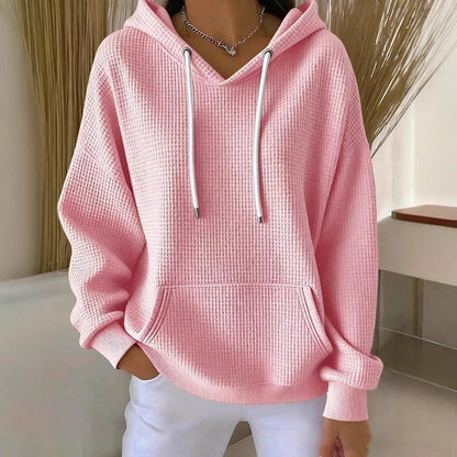 Damen Kapuzenpullover Strukturiertes Gewebe Eveloria
