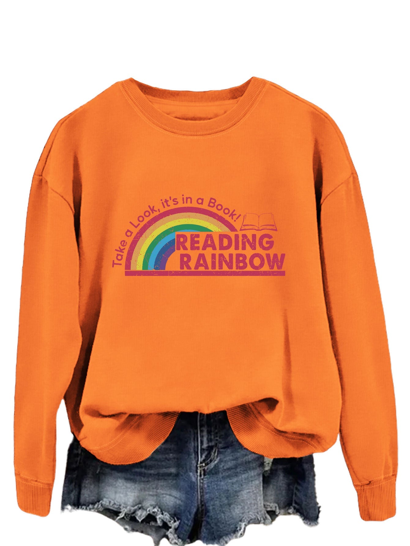 Damen Sweatshirt mit einzigartigem Druck Eveloria