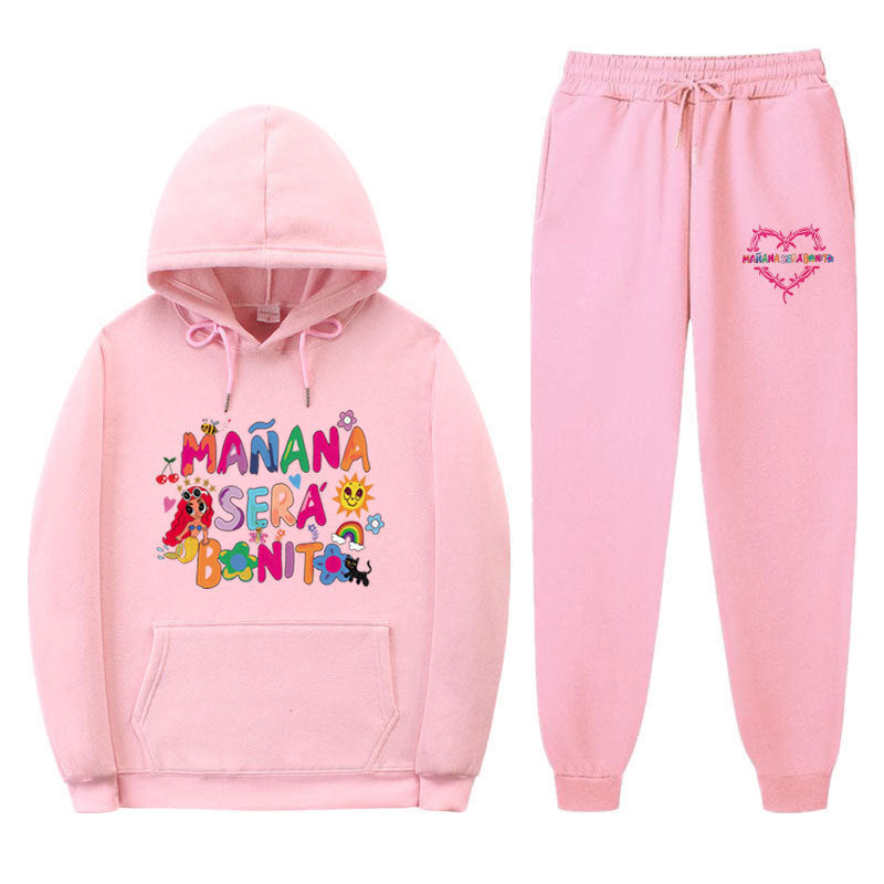 Damen Sweatshirt Jogginghose Set Bunt Eveloria - Eveloria