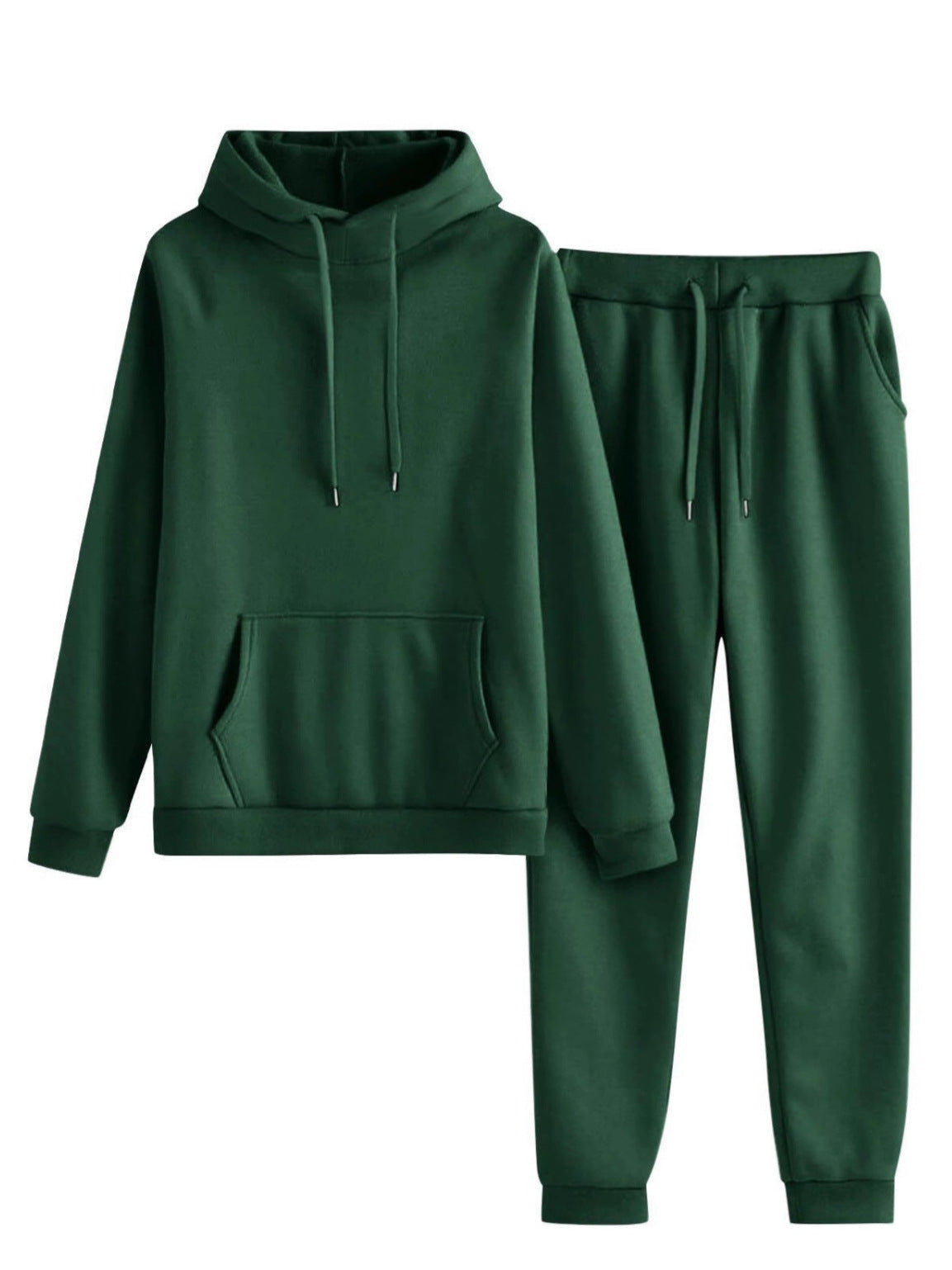 Damen Hoodie Jogginghose Set Lässig Mit Taschen Eveloria