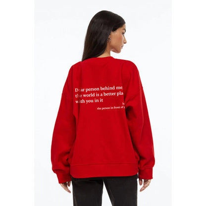Damen Sweatshirt Eveloria mit Schriftzug
