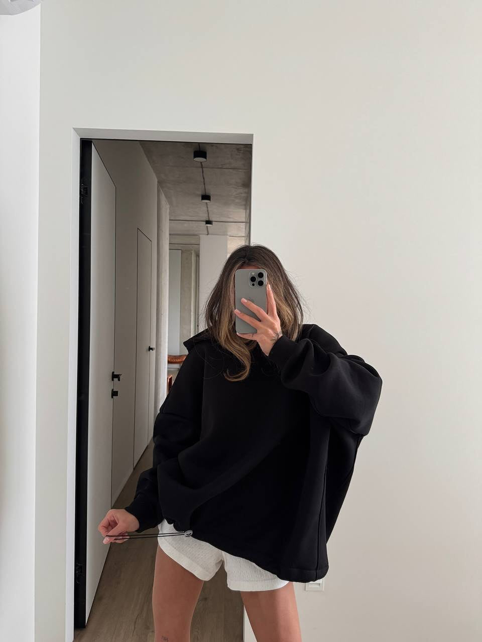 Damen Oversized Kapuzenpullover Lässiger Schnitt Eveloria