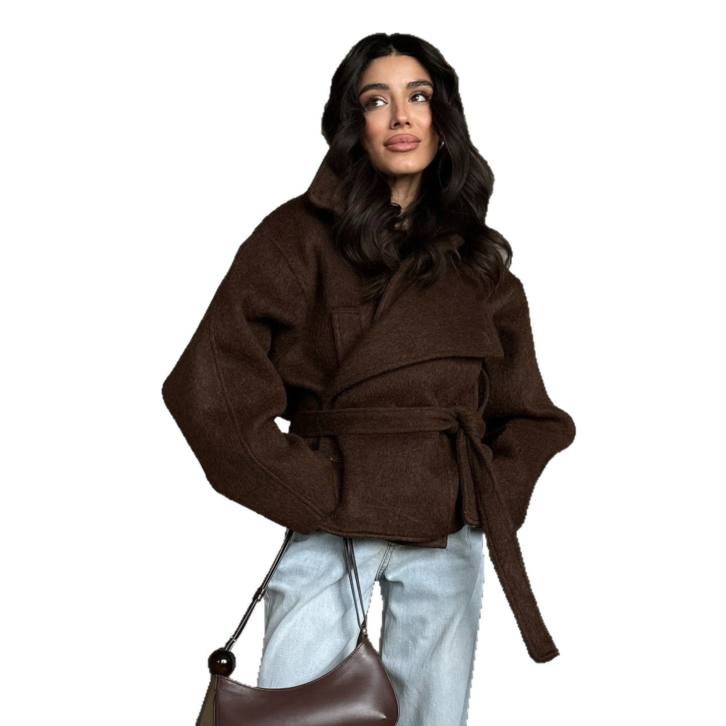 Damen Wickeljacke Warm Eveloria