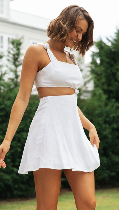 Damen Zweiteiliges Set Crop- Minirock Eveloria