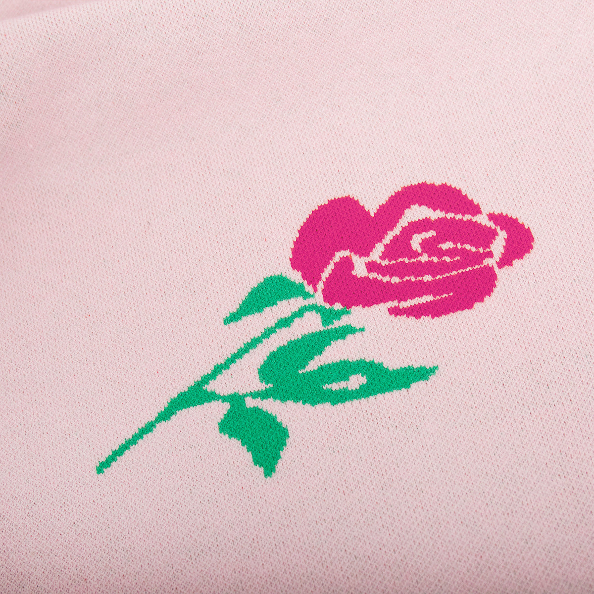 Damen Strickpullover Florales Design Lockere Passform